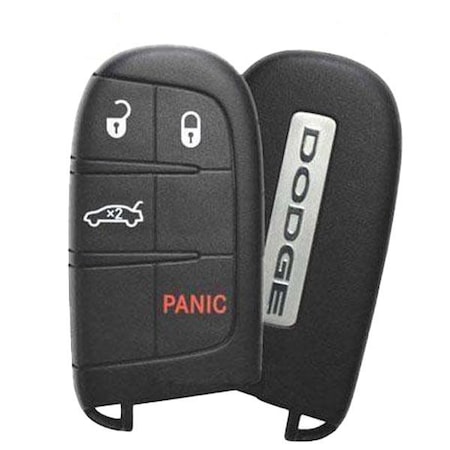 Oem NEW:  Dodge Charger Dart Challenger (2011-2019) 4-Button Smart Key / PN: 68051387AC / M3N408213 RSK-DDG-3024EM